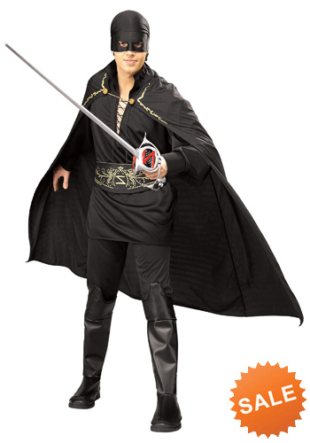 Adult Zorro Halloween Costume for Men